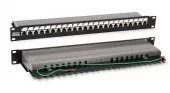 Фото hyperline pp3-19-16-8p8c-c5e-110d патч-панель 19", 1u, 16 портов rj-45, категория 5e, dual idc, rohs, цвет черный