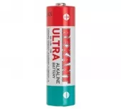 Фото элемент питания ультра алкалиновая батарейка aa/lr6 'rexant' 1,5 v 2800 mah (30-1025) кратно 2 шт