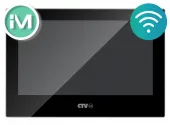 Фото ctv-im740wng cloud 7 b (чёрный) монитор домофона цветной