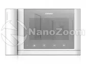 Фото цифровой домофон с трубкой commax cdv-70mh/xl (mirror) белый 7”