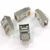 Фото коннектор джек штекер 8р8с cat 5e экран proconnect (пакет боб) 5 шт (05-1023-9)