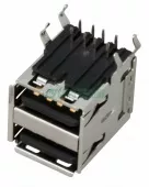 Фото коннектор разъём гнездо на плату 2хusb-a (металл) rexant (05-0003)