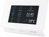 Фото монитор видеодомофона 2n indoor touch poe - сенсорная панель (белая)