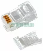 Фото коннектор джек rj-45 8p8c cat 6 (со вставкой) rexant (05-1031)