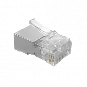 Фото разъём rj45 cat.6 экранированный, под обжим