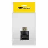 Фото переходник переходник hdmi (гнездо hdmi - штекер hdmi), угловой, (1шт.) (пакет) proconnect (17-6805-7)