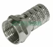 Фото коннектор f-разъем rg-59, l=19 мм, цинк proconnect (05-4002-4)