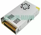 Фото источник питания источник питания slim 12v dc, 34a, 400w с разъёмами под винт, без влагозащиты (ip23) rexant (200-400-1)