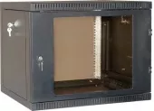 Фото шкаф телекоммуникационный 19' настенный, дверь стекло-металл nt wallbox 6-65 b (084686)