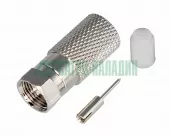 Фото коннектор f-разъем для rg-11, (с пином) proconnect (05-4007-4)