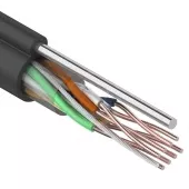 Фото кабель «витая пара» utp 4pr 24awg cat5e 305м outdoor+трос*1 rexant (01-0046)