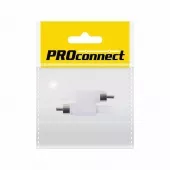 Фото коннектор штекер rca 'белый' proconnect (пакет боб) 2шт (14-0401-8)