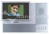 Фото домофон без трубки commax cav-702im серебро 7”