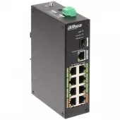 Купить неуправляемый poe-коммутатор dahua dh-lr2110-8et-120 10-портовый
