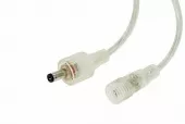 Фото шнур соединительный кабель (2pin) герметичный (ip67) 2х0.35мм² 300v прозрачный rexant (11-9322)