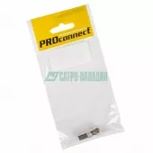 Фото переходник переход шт f - шт tv proconnect (пакет боб) 1 шт (05-4361-4-7)