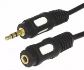 Фото шнур шнур 3.5 stereo plug - 3.5 stereo jack 5м (gold) rexant (17-4016)