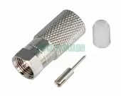 Фото коннектор f-разъем для rg-11, (с пином) rexant (05-4007)