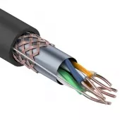 Фото витая пара кабель sftp 4pr 24awg cat5e 305м outdoor rexant (01-0344)