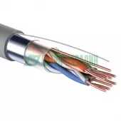 Фото витая пара кабель ftp 4pr 24awg, cca, cat5e, pvc, серый, 25м proconnect (01-0142-3-25)