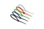 Фото стяжка хомут nylon 100 х 2.5 мм 25шт цветные rexant (07-0108-25)