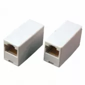 Фото переходник переходник сетевой lan, (гнездо 8р8с (rj-45) - гнездо 8р8с (rj-45)) rexant (06-0111-a) кратно 10 шт