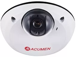 Купольная IP камера Acumen AiP-R25K-05Y1W – подсчет объектов, определение номеров машин и другие возможности