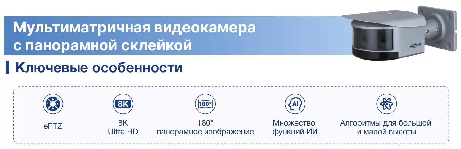 Мультиматричная камера Dahua