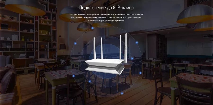 Подключение до 8 камер