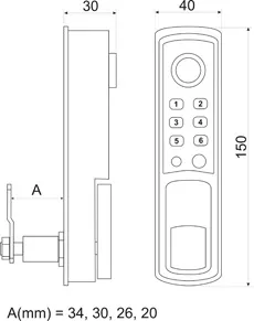 Габариты IronLogic Z-595 ibutton Keys
