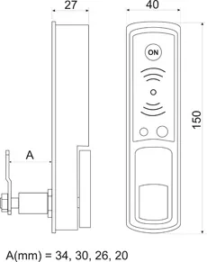 Габариты IronLogic Z-595 EHТ Габариты IronLogic Z-595 EHТ
