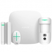 Купить ajax starterkit cam (white) комплект охранной сигнализации