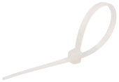 Фото стяжка хомут nylon 100x2,5 мм 100 шт. белый proconnect (57-0100)