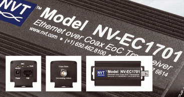 NV-EC1701: передача IP через коаксиал – лёгкий шаг от аналога к цифре. NV-EC1701: передача IP через коаксиал – лёгкий шаг от аналога к цифре.